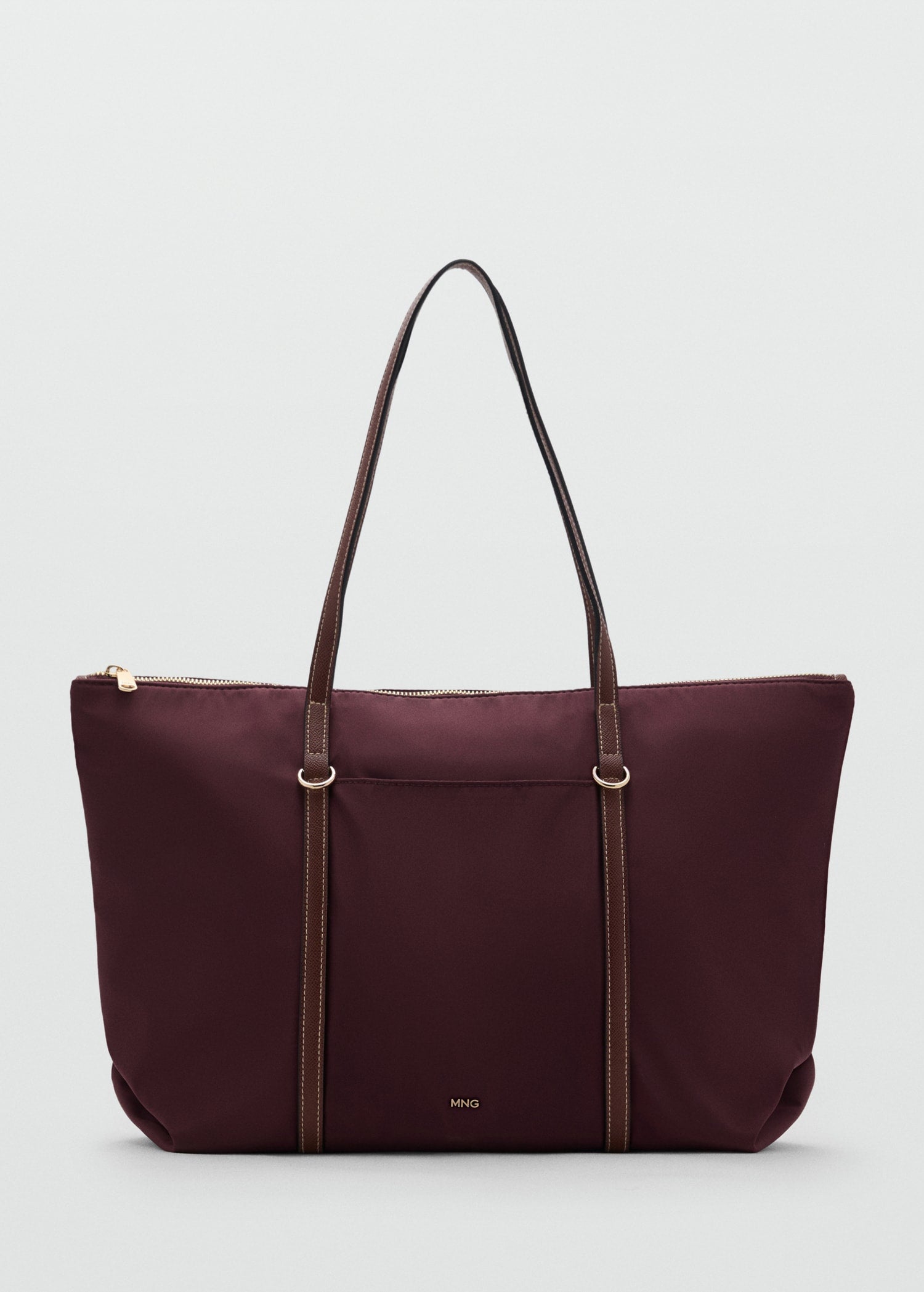 Mango totes bag cobalt in Burgundy - B