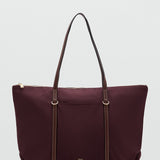 Mango totes bag cobalt in Burgundy - B