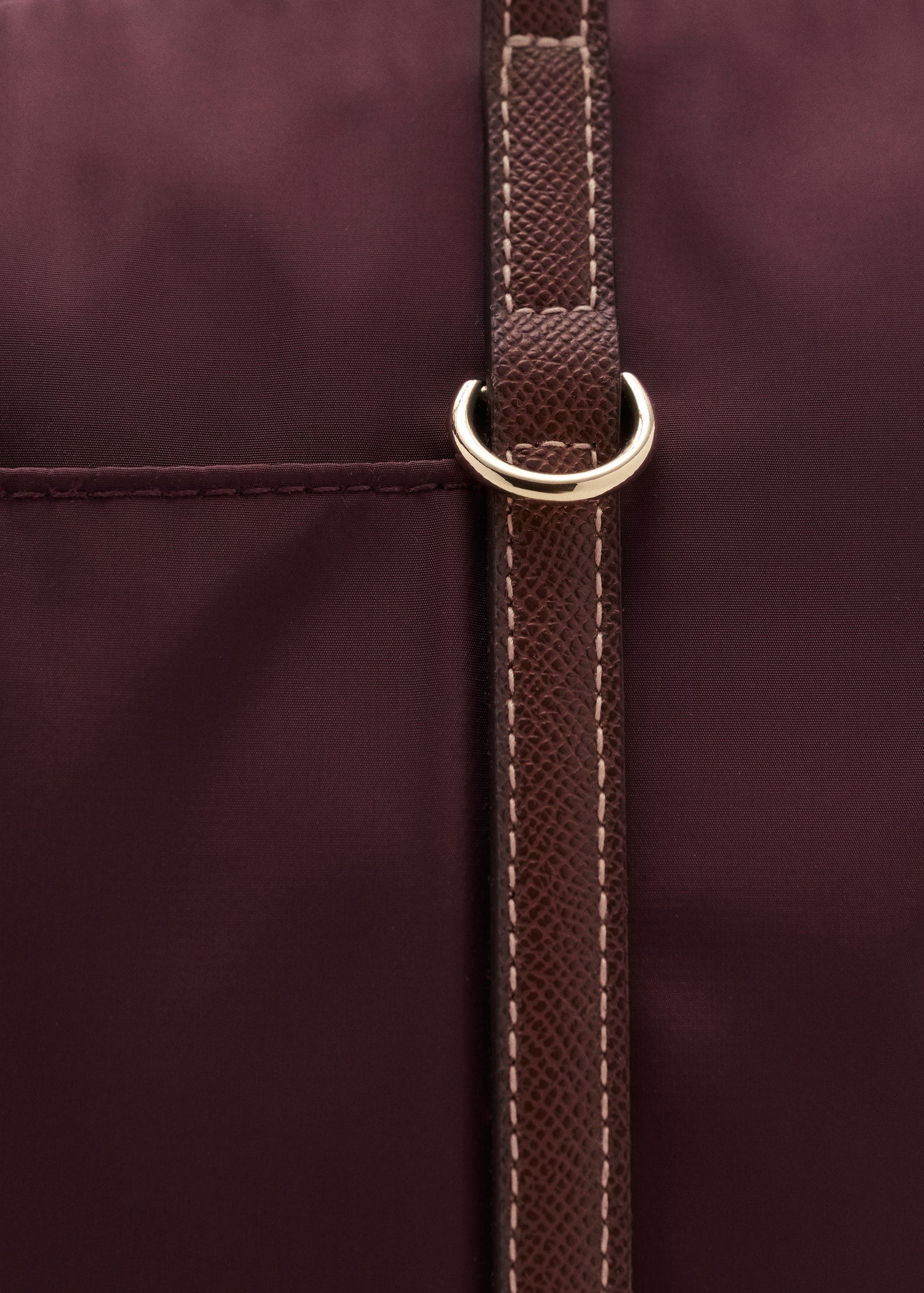 Mango totes bag cobalt in Burgundy - D1