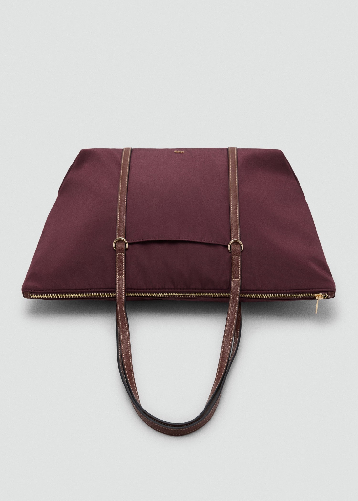 Mango totes bag cobalt in Burgundy - D3