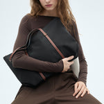 Mango totes bag cobalt in Black - 99999999_01