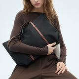 Mango totes bag cobalt in Black - 99999999_01