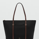 Mango totes bag cobalt in Black - B