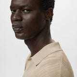 Mango poloshirt manfio in Stone - D1