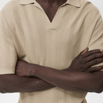 Mango poloshirt manfio in Stone - D6