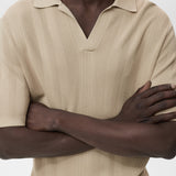 Mango poloshirt manfio in Stone - D6