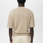 Mango poloshirt manfio in Stone - R
