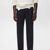 Mango trousers light in Navy Blue