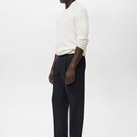 Mango trousers light in Navy Blue - D2