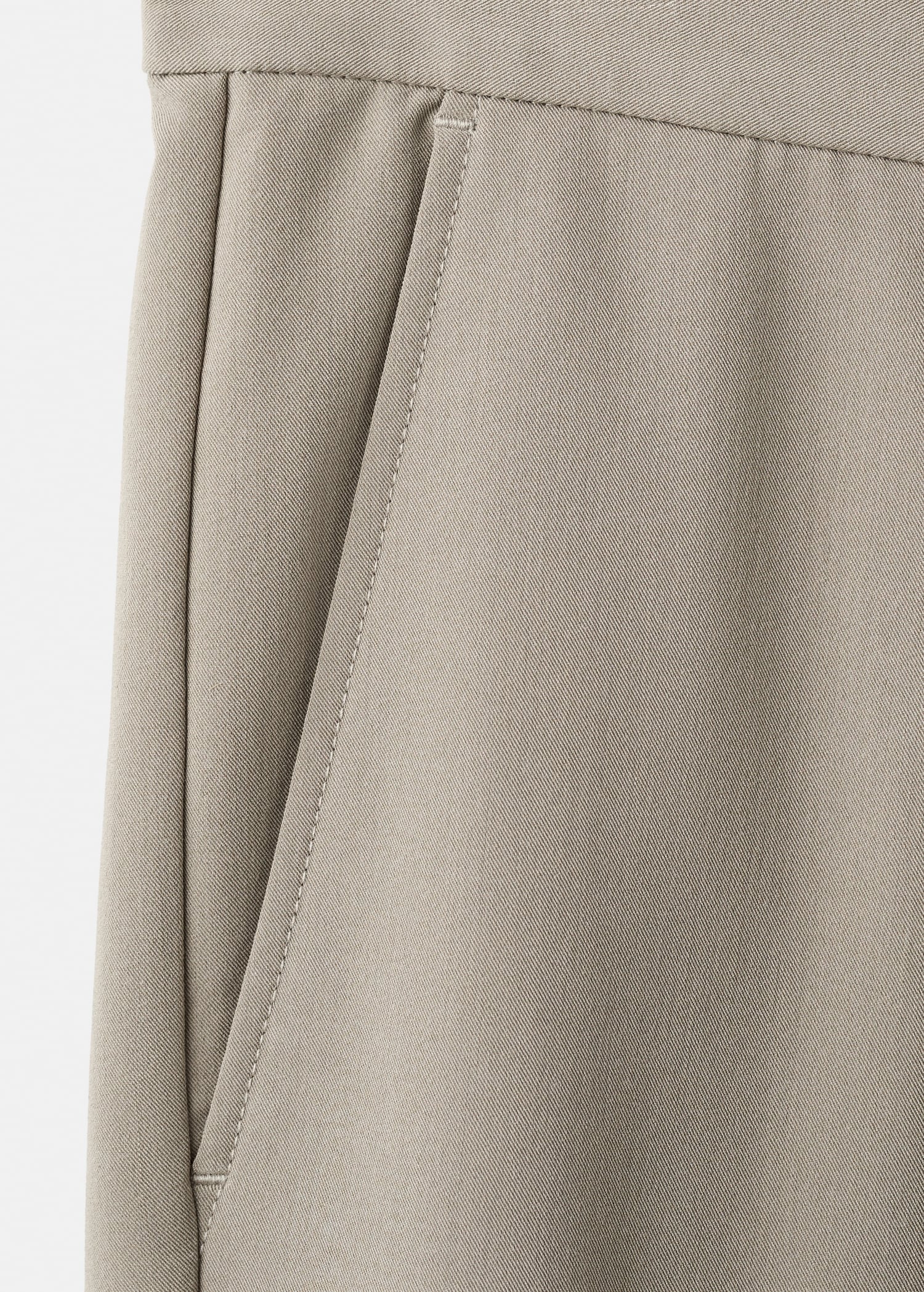 Mango trousers light in Mink - D0