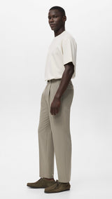Mango trousers light in Mink - D2