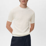 Mango t-shirt flewh in Off White