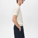 Mango t-shirt flewh in Off White - D2