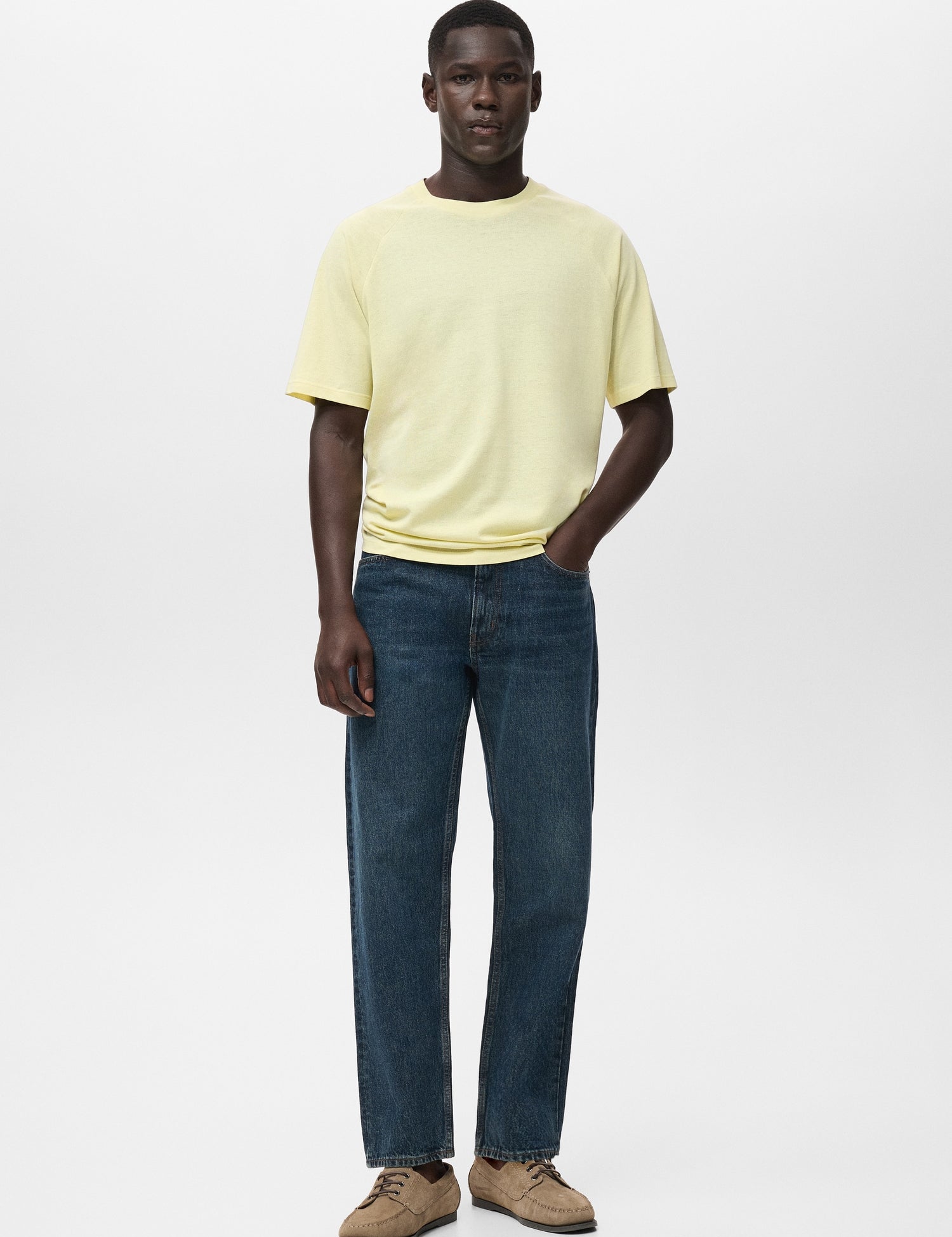 Mango t-shirt circoh in Fluorescent Yellow - 99999999_01