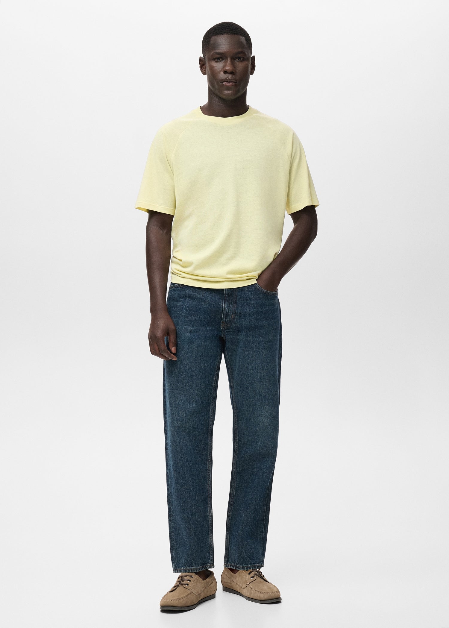 Mango t-shirt circoh in Fluorescent Yellow - 99999999_01