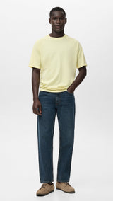 Mango t-shirt circoh in Fluorescent Yellow - 99999999_01