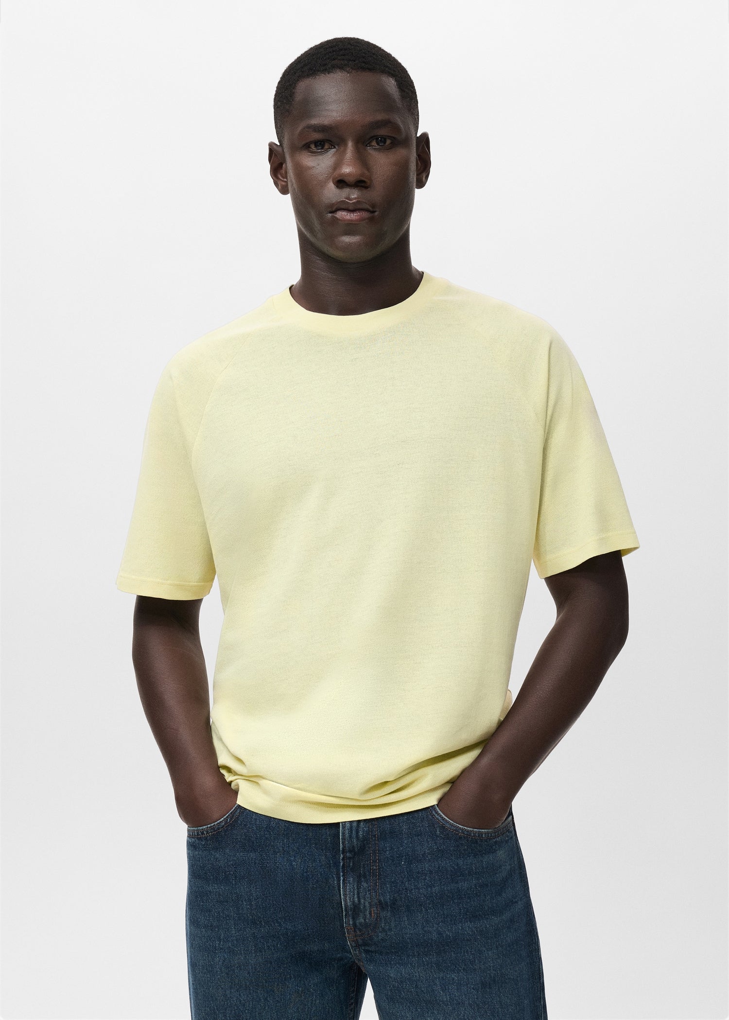 Mango t-shirt circoh in Fluorescent Yellow