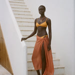 Mango foulard spiagia in Terracotta - 99999999_01