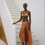 Mango foulard spiagia in Terracotta - 99999999_01