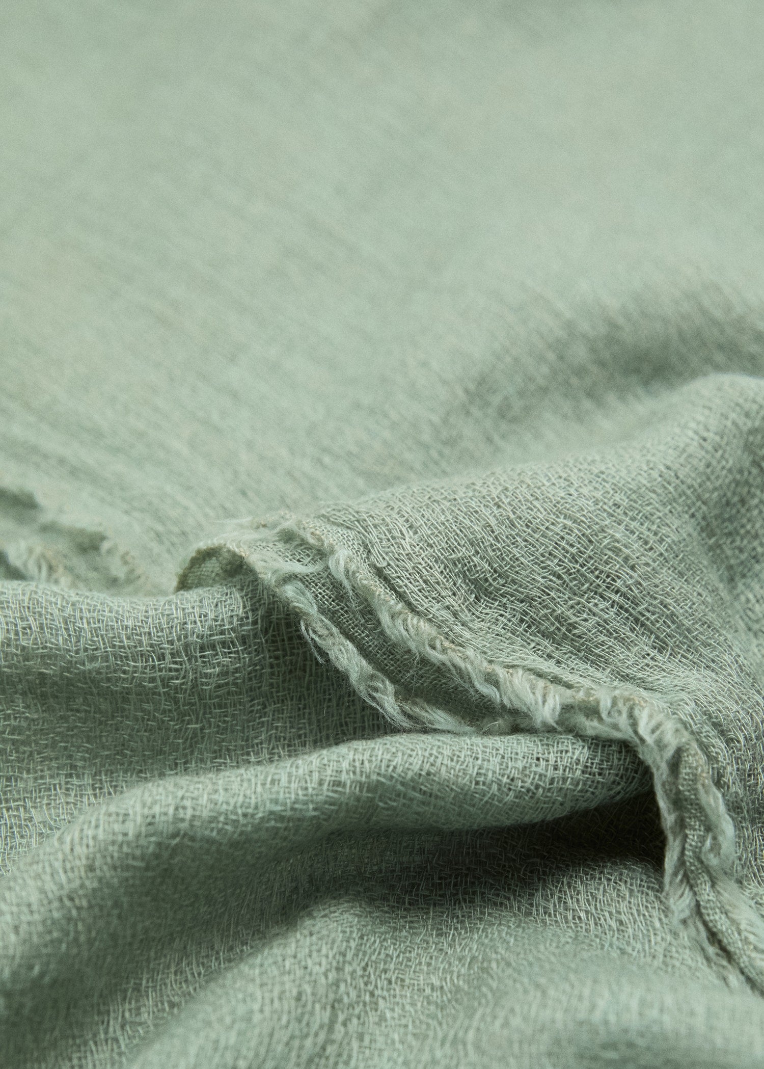 Mango foulard spiagia in Pastel Green