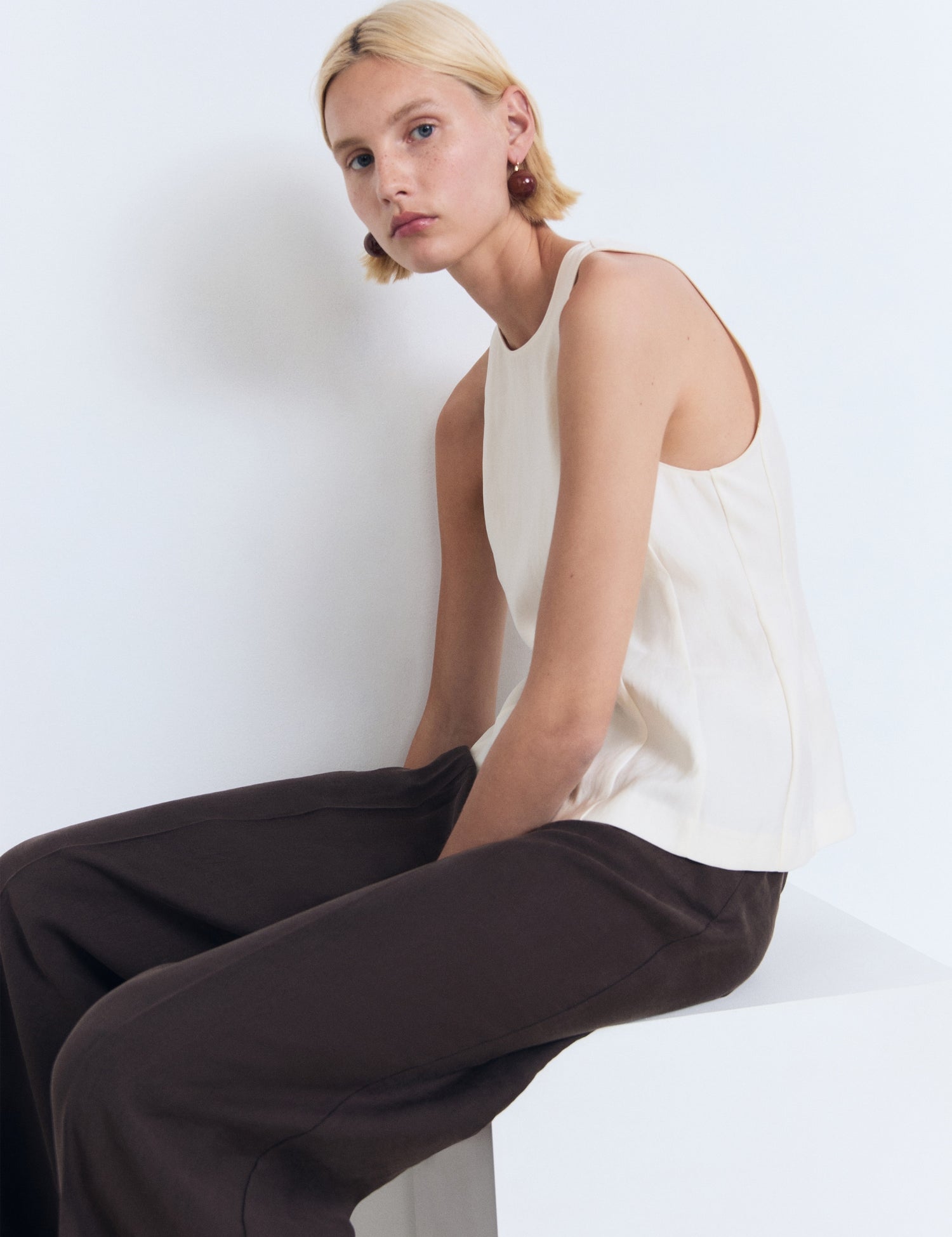 Mango blouse pepa in Off White