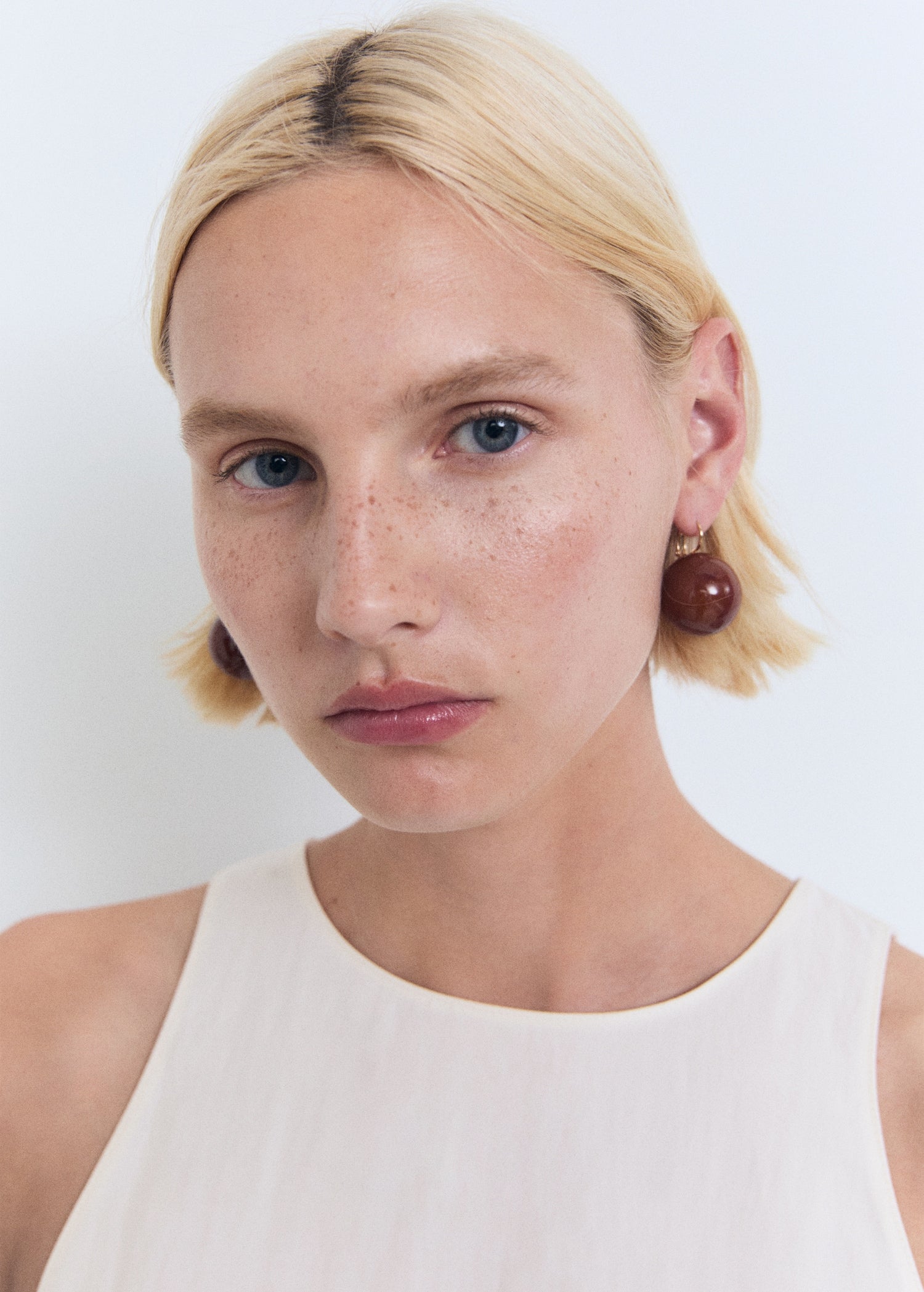 Mango blouse pepa in Off White - D1