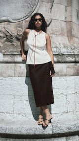 Mango blouse pepa in Off White - D6