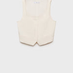 Mango vest max in White - B