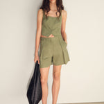 Mango vest max in Khaki - 99999999_01