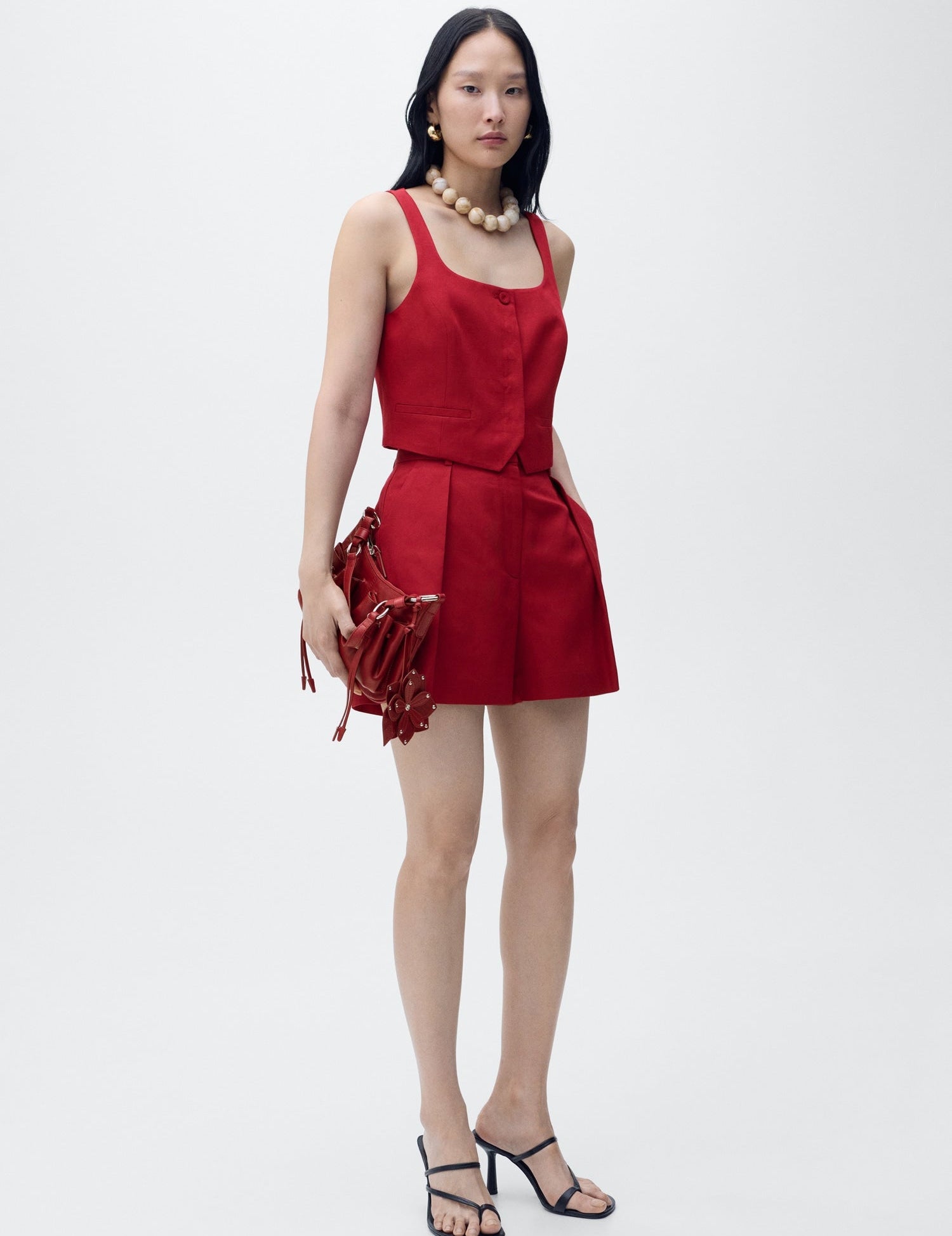 Mango vest max in Garnet - 99999999_01