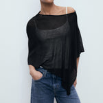 Mango cape argon in Black