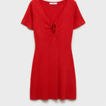Mango dress foradada in Red - B