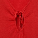 Mango dress foradada in Red - D8