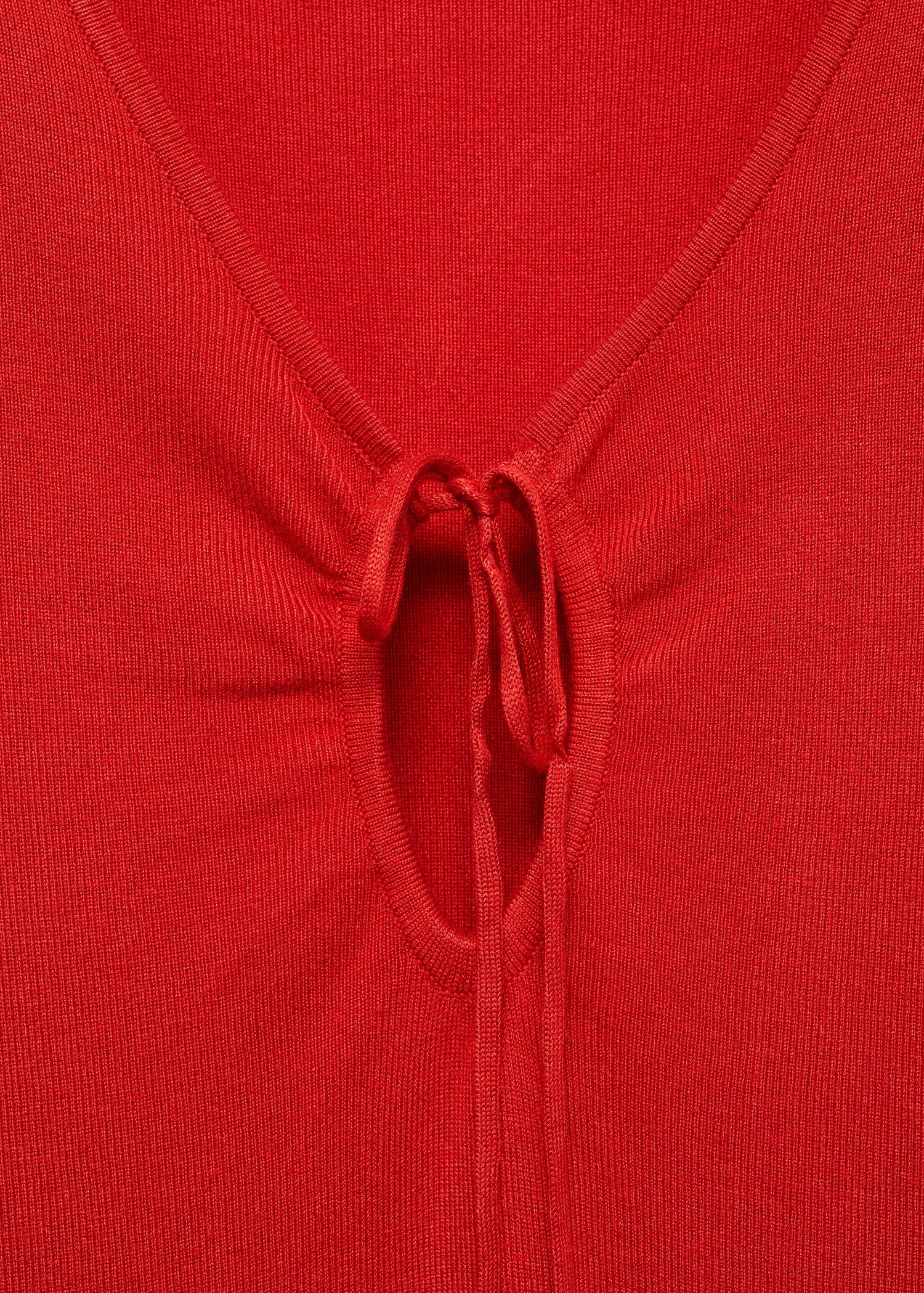 Mango dress foradada in Red - D8