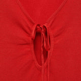 Mango dress foradada in Red - D8