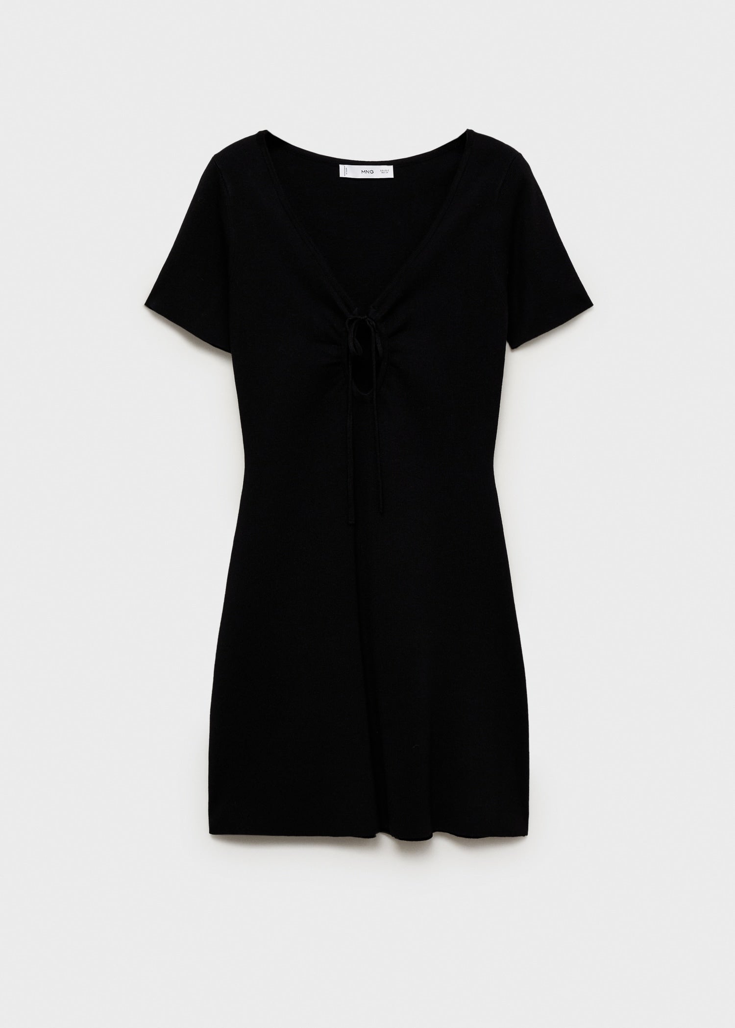 Mango dress foradada in Black - B