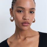 Mango dress foradada in Black - D1