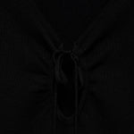 Mango dress foradada in Black - D8