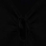 Mango dress foradada in Black - D8