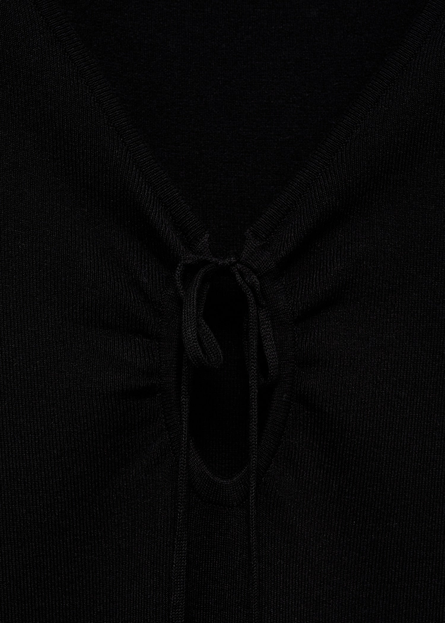 Mango dress foradada in Black - D8