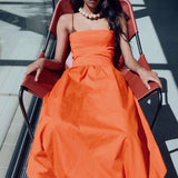 Mango dress luigi in Orange