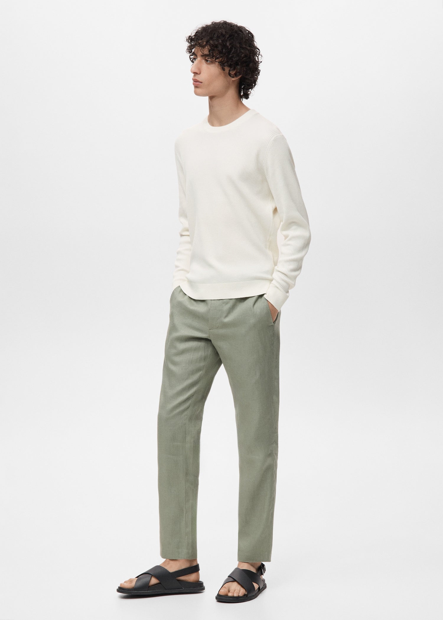 Mango sweater antigua in Off White - D2