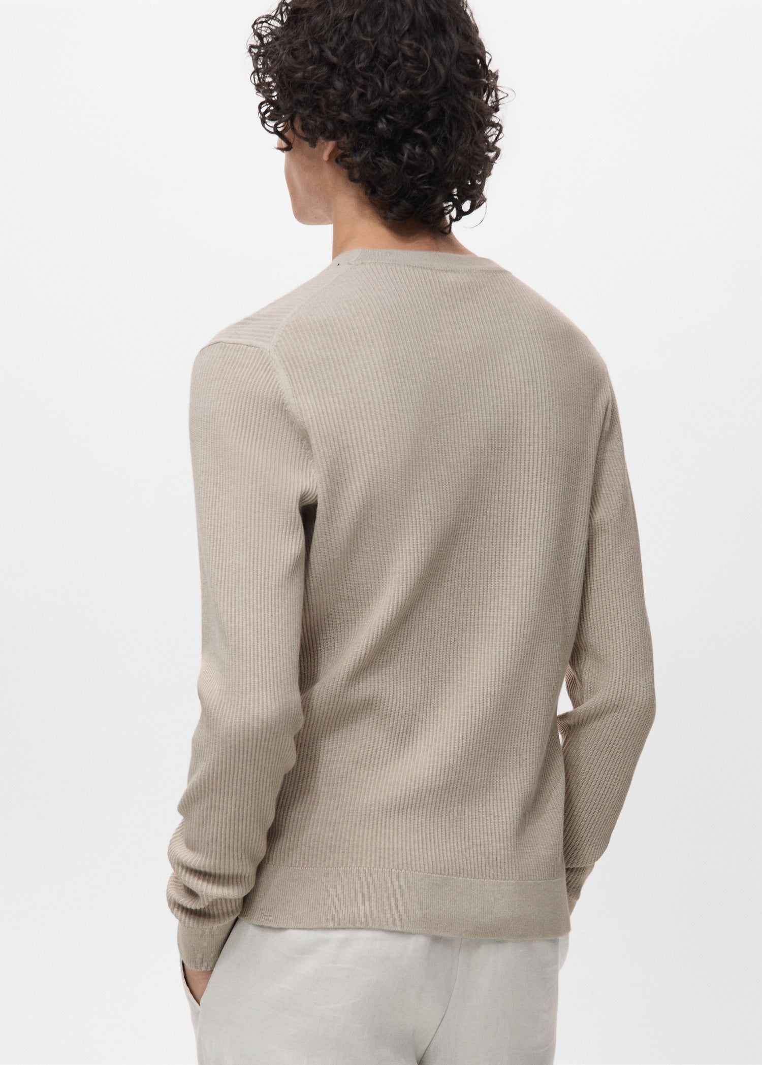 Mango sweater antigua in Beige - R