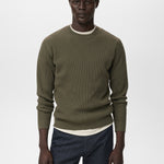 Mango sweater antigua in Olive