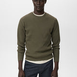 Mango sweater antigua in Olive