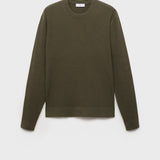 Mango sweater antigua in Olive - B