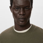 Mango sweater antigua in Olive - D1