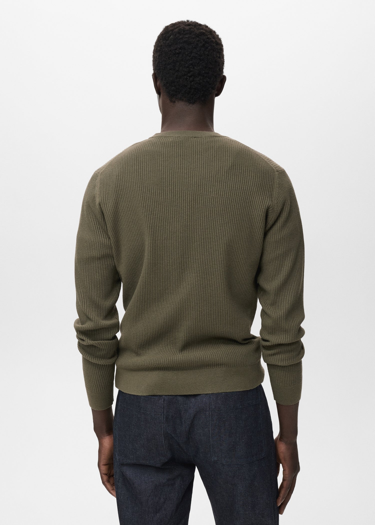 Mango sweater antigua in Olive - R