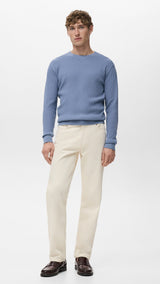 Mango sweater antigua in Porcelain - 99999999_01
