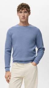 Mango sweater antigua in Porcelain